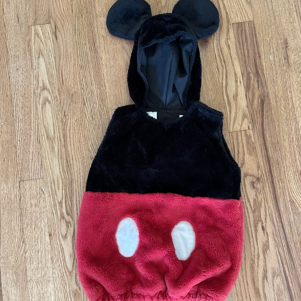 Pottery Barn Kids Mickey Mouse Costume - Black and Red (Body only)
